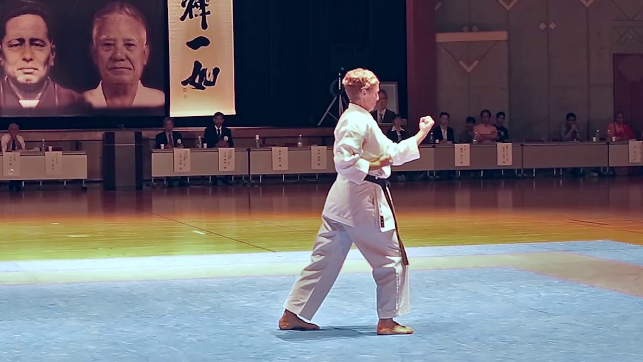 IOGKF World Budosai 2016 - Sensei Linda Marchant. Senpai.