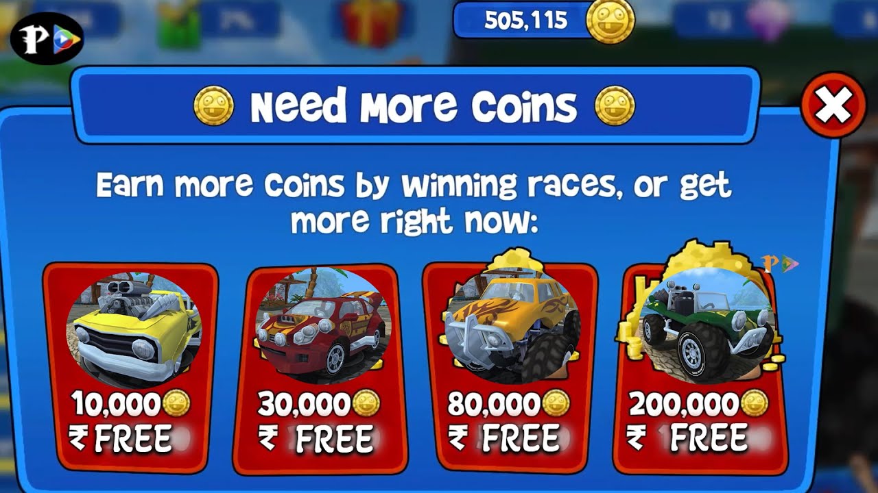 More Cars with FREE Upgrade | Beach Buggy Racing