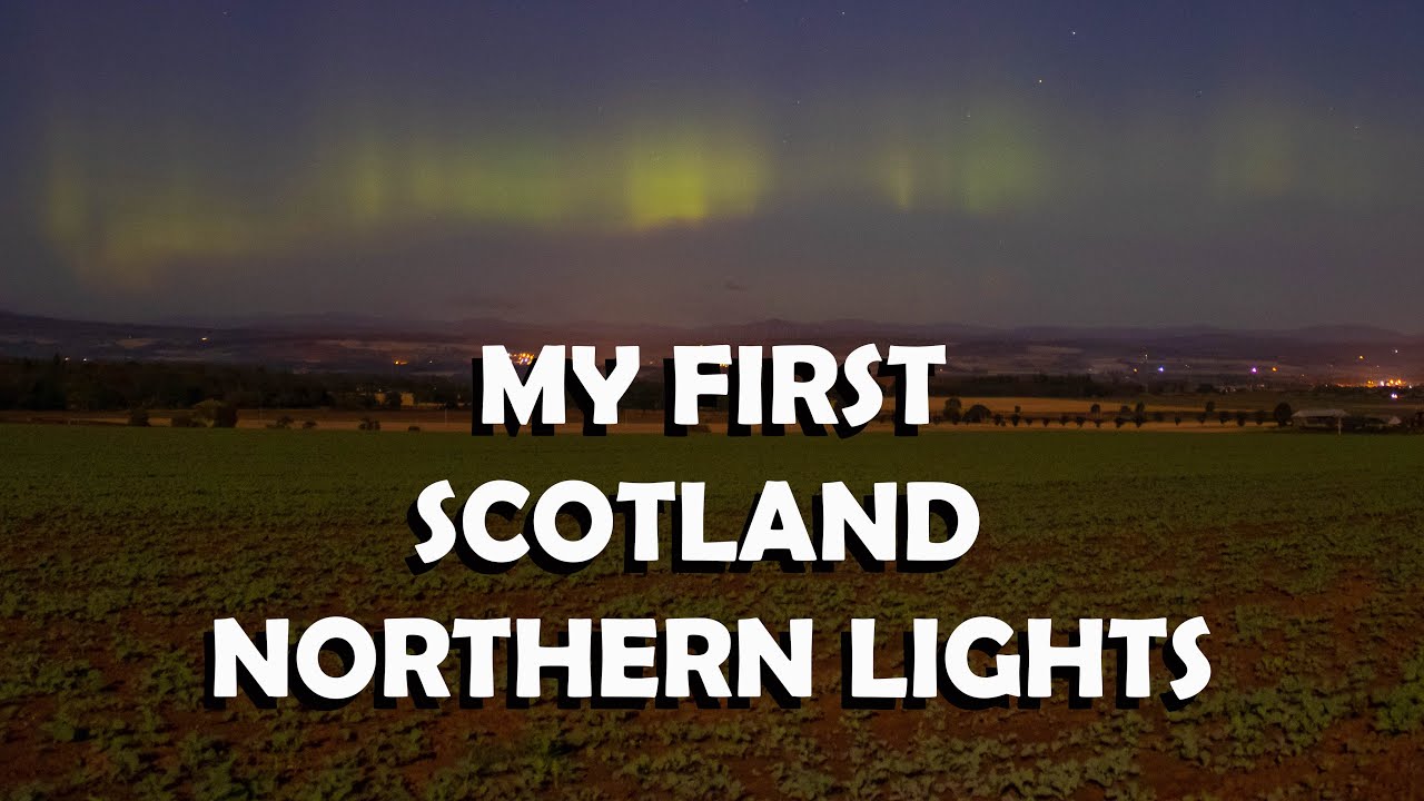 Live Northern Lights Over Central Scotland!!