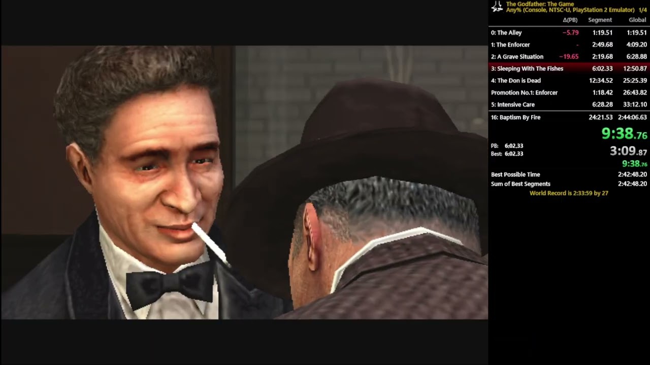 [Former World Record] The Godfather (2006) | Any% PS2 | 2h 32m 43s RT