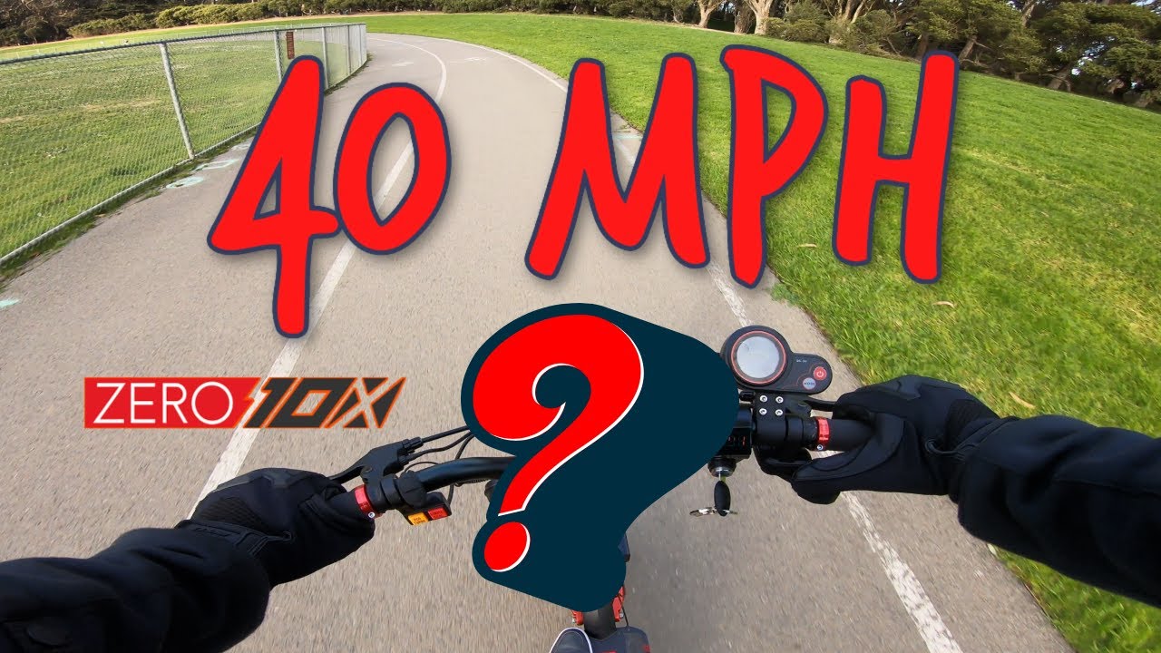 Zero 10x Electric Scooter Speed Test 52v 23AH on Golden Gate Park's Cycle Track | Gopro Hero RAW FPV