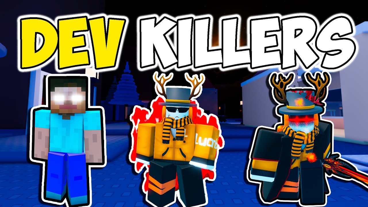 VENCENDO COM TODOS os KILLERS de DESENVOLVEDOR no FORSAKEN (SUKUNA, HEROBRINE, ETC) | ROBLOX