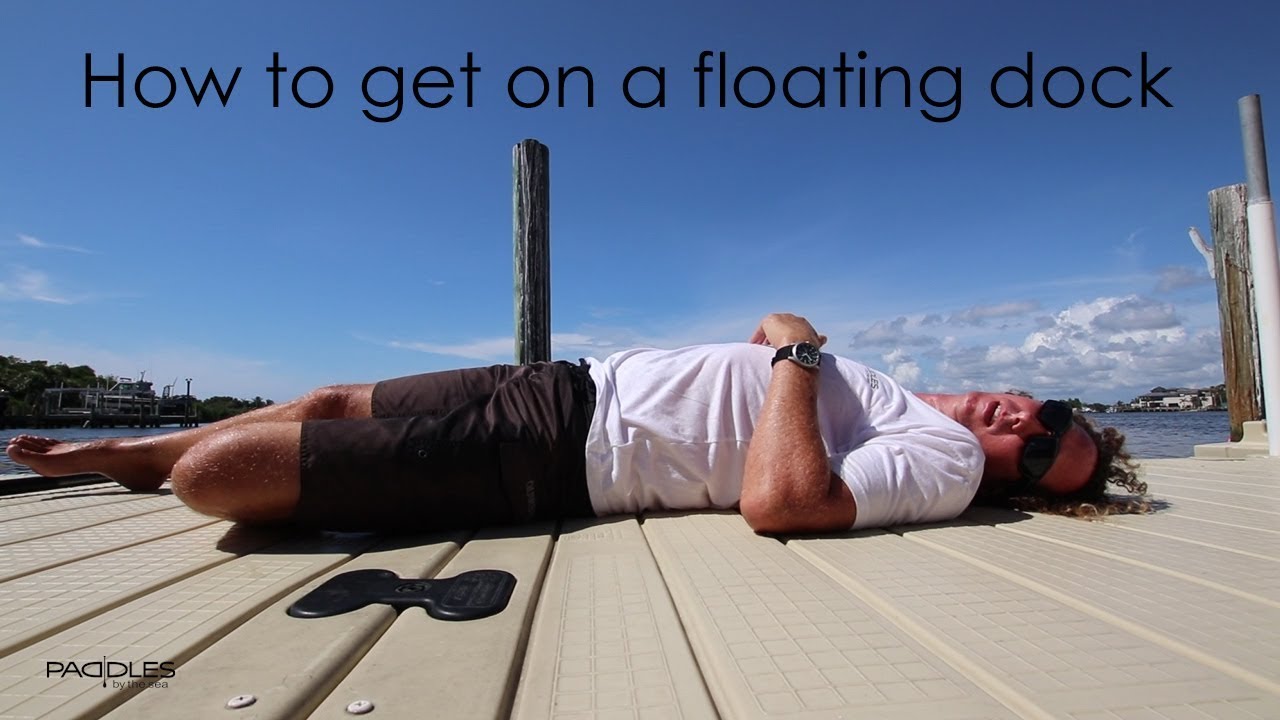 How to get out of a kayak on a floating dock   1080