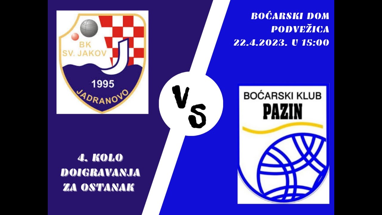 SVETI JAKOV - PAZIN, 4. KOLO LIGE ZA OSTANAK, SUPERLIGA