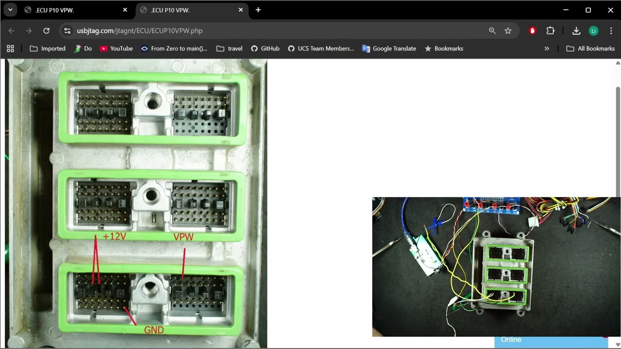 u-Link NAND program ECU P10 (VPW)