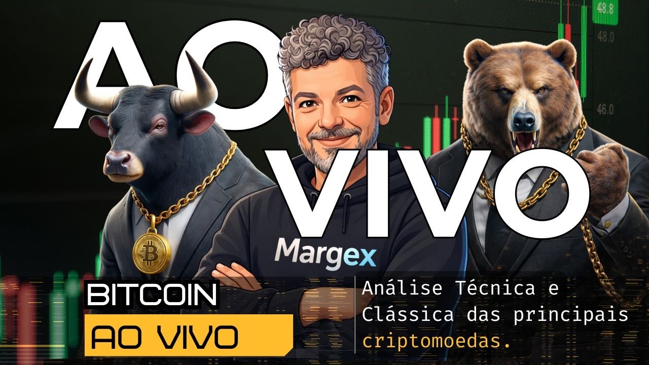 BITCOIN AO VIVO - Análise Técnica e Clássica das principais criptomoedas. #695 #bitcoin #aovivo
