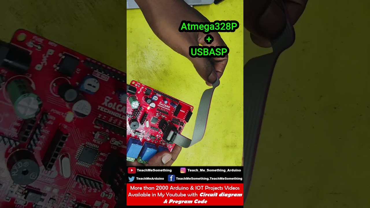 Atmega 328P programming using USBASP || Arduino UNO programming using USBASP