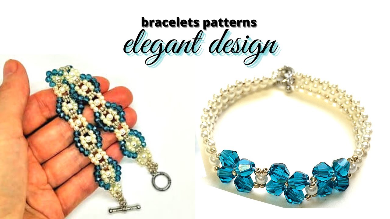 2 bracelet patterns for beginners// Easy bracelets tutorial//