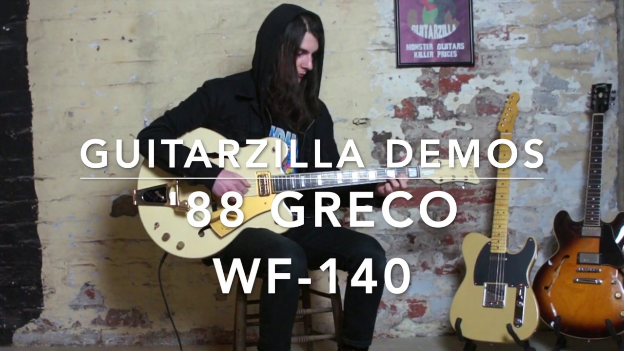 GUITARZILLA DEMOS - 1988 Greco Super Real WF-140 White Falcon