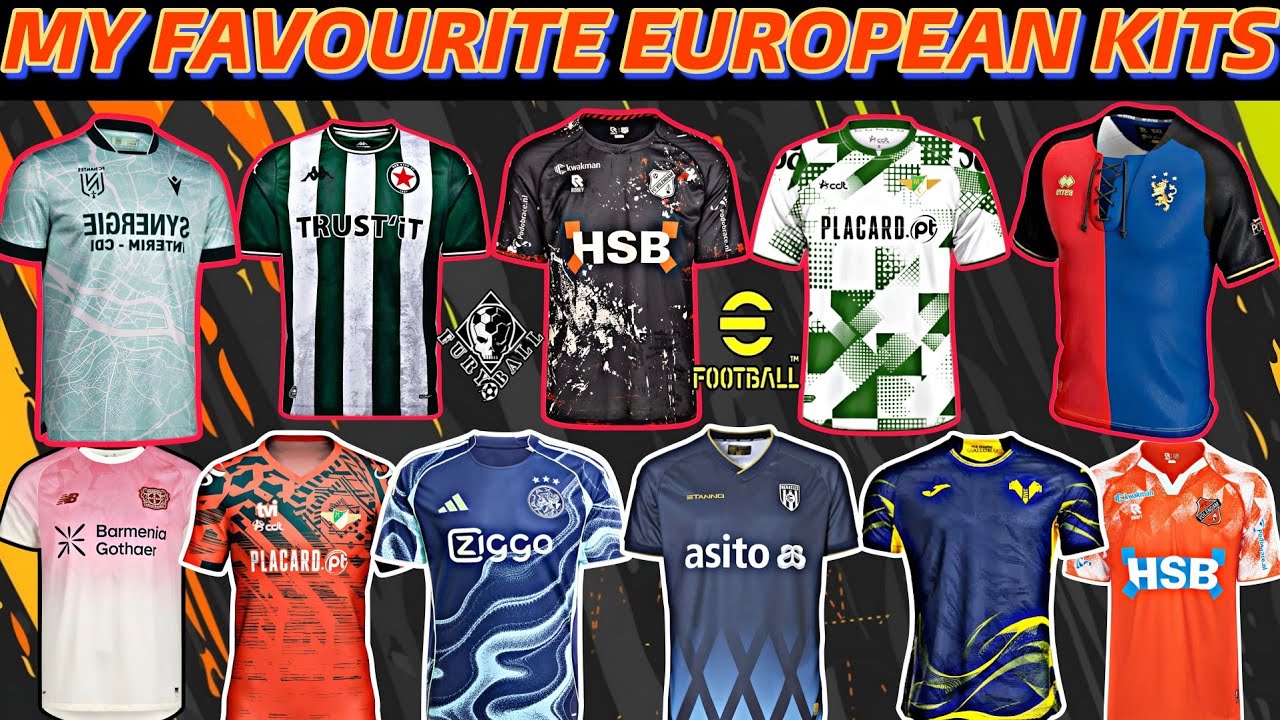 Мои любимые европейские комплекты формы в eFootball 2026! 👕🔥