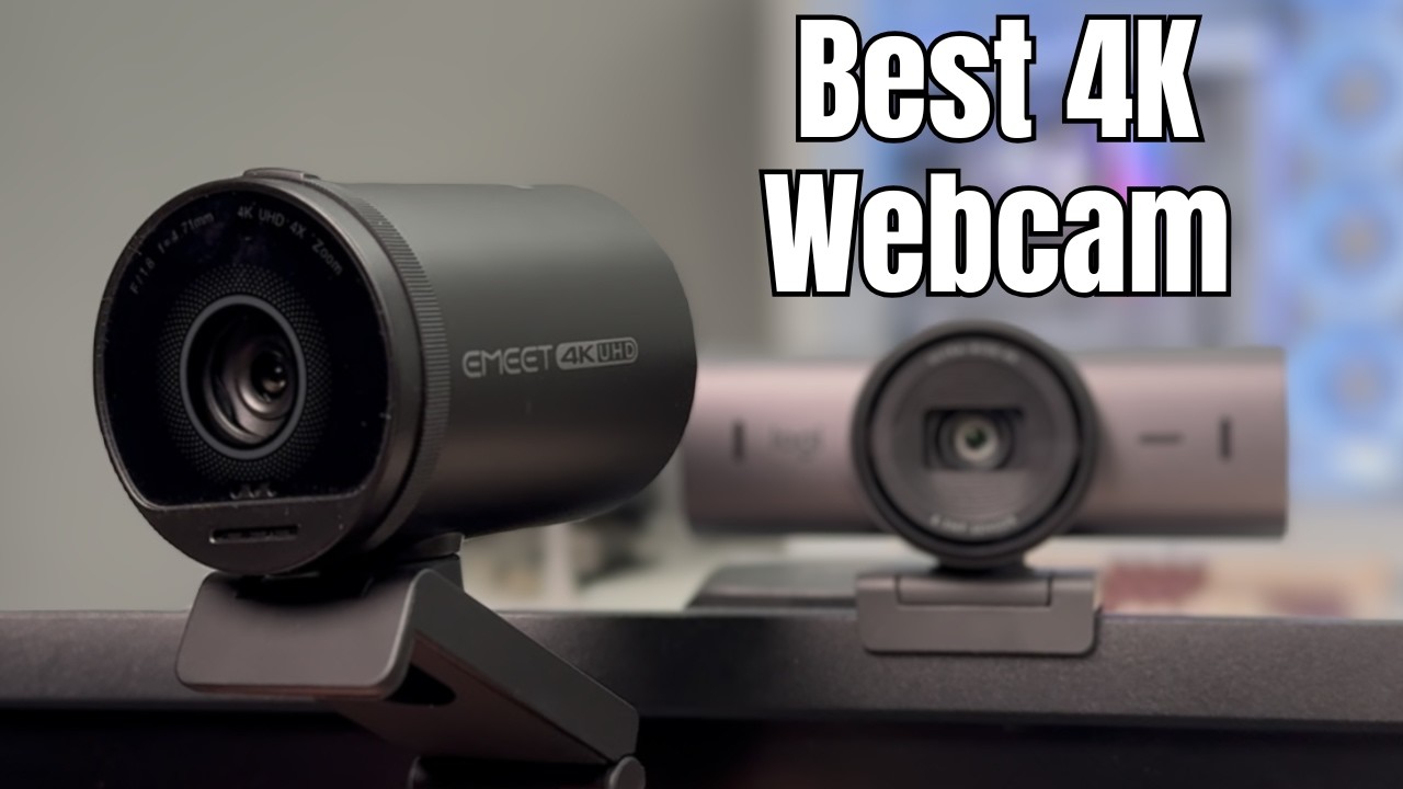 The Best 4K Webcam? EMEET S800 vs. Logitech Brio
