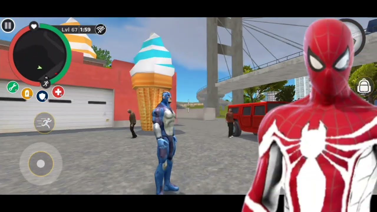 I Control Red Spider Man In Rope Hero New Update