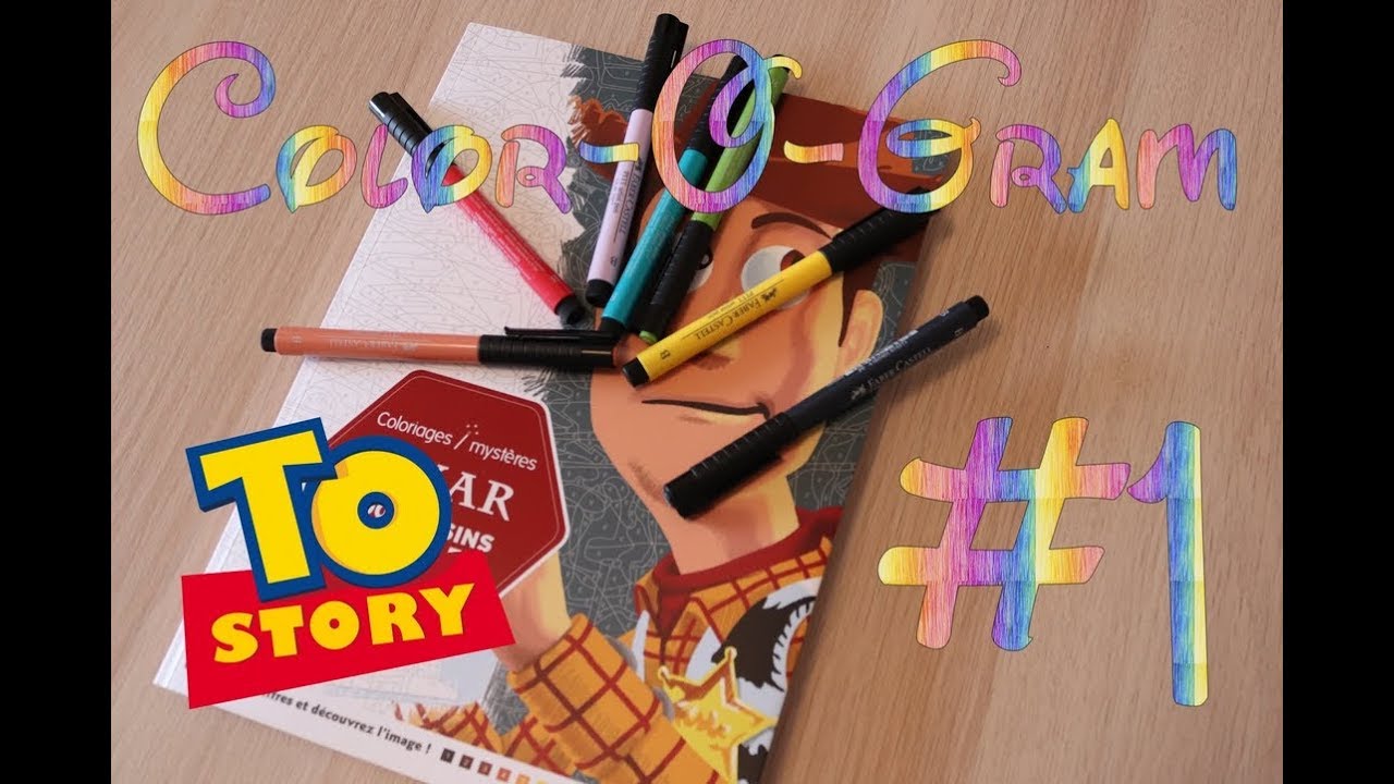 Color-o-gram #1 - Coloriage Mystère Pixar