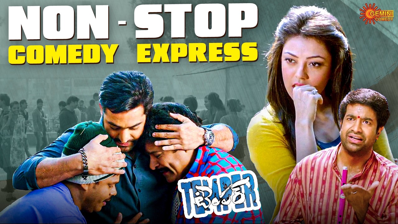 Kajal Aggarwal,NTR Non-Stop Comedy 😂 | Temper Best Scene | Telugu comedy scene