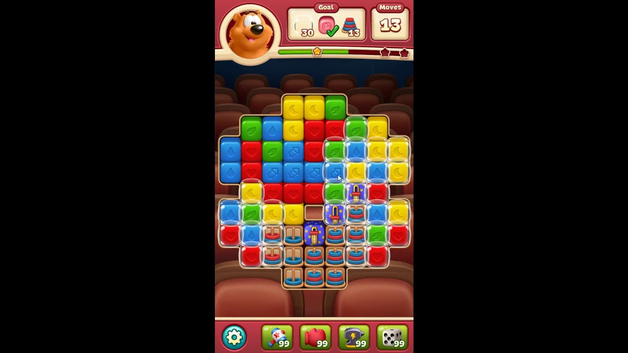 Toon Blast Level 5084 - NO BOOSTERS 🐻🐺🐱 | SKILLGAMING ✔️