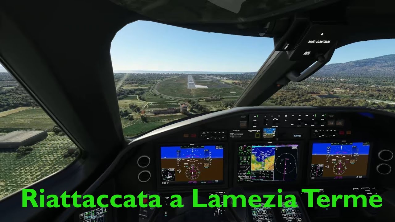 RIATTACCATA | Flight Simulator - Cessna Citation Longitude  - Lamezia Terme