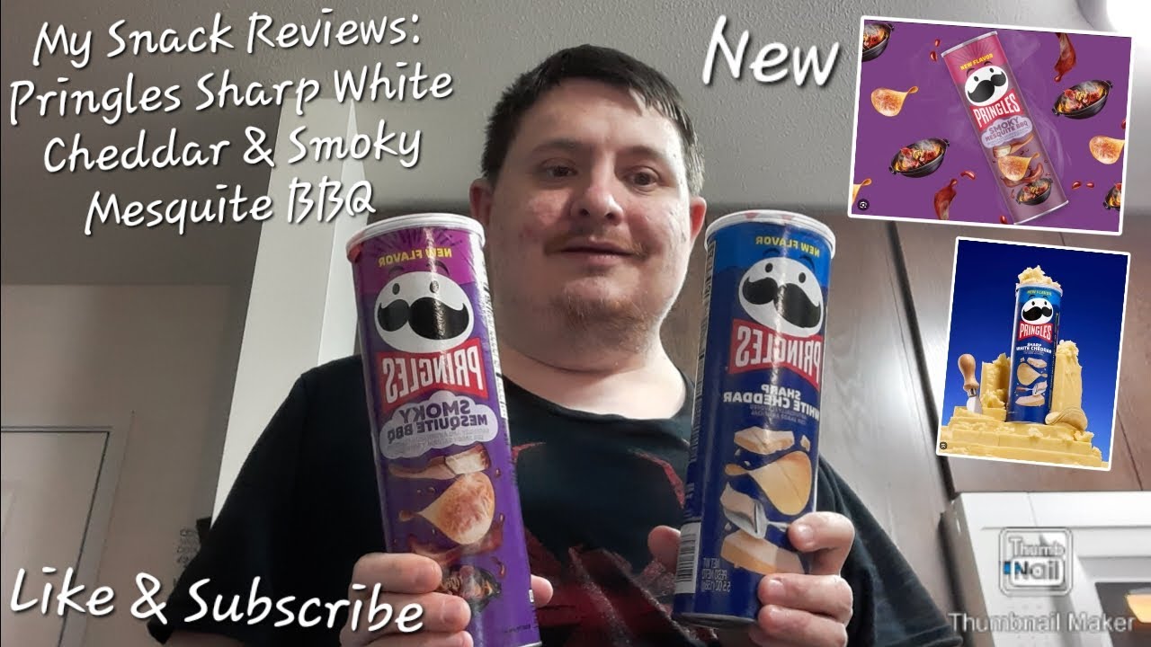 Мои обзоры закусок: чипсы Pringles Sharp White Cheddar & Smoky Mesquite BBQ