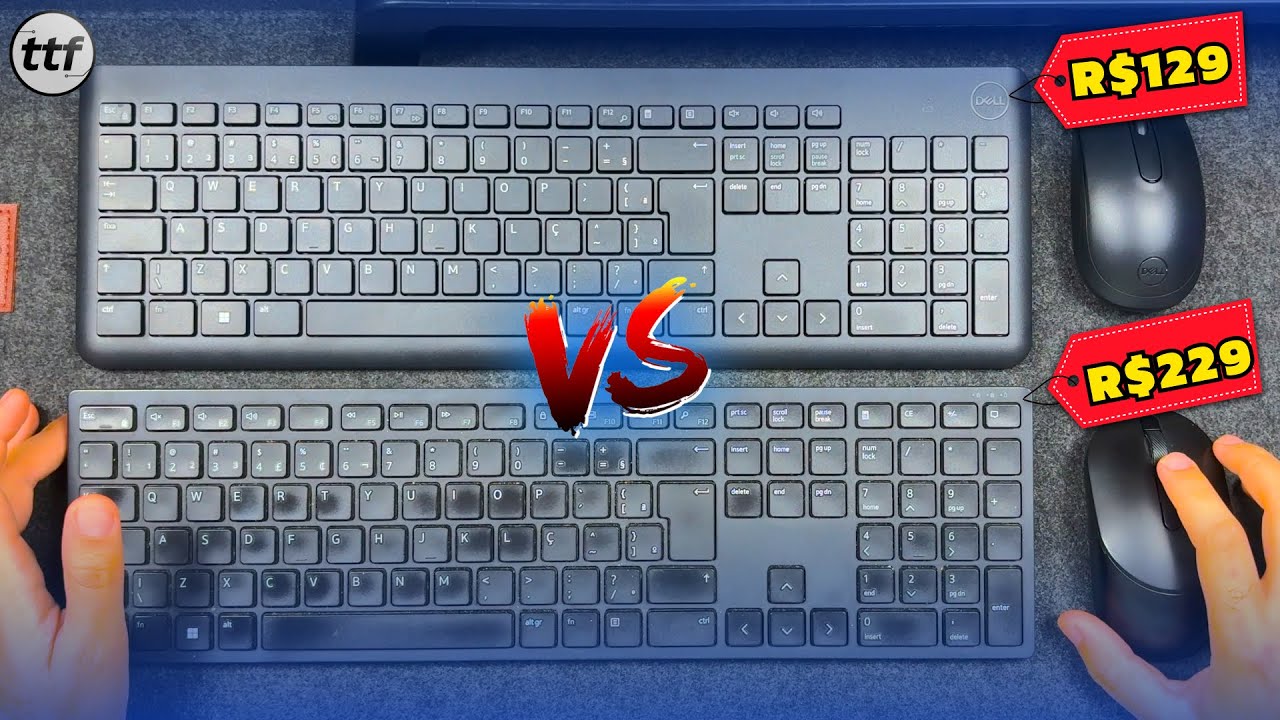 DELL KM3322W vs KM5221W: Qual kit de MOUSE e TECLADO USB SEM FIO vale mais a pena? (Comparativo)