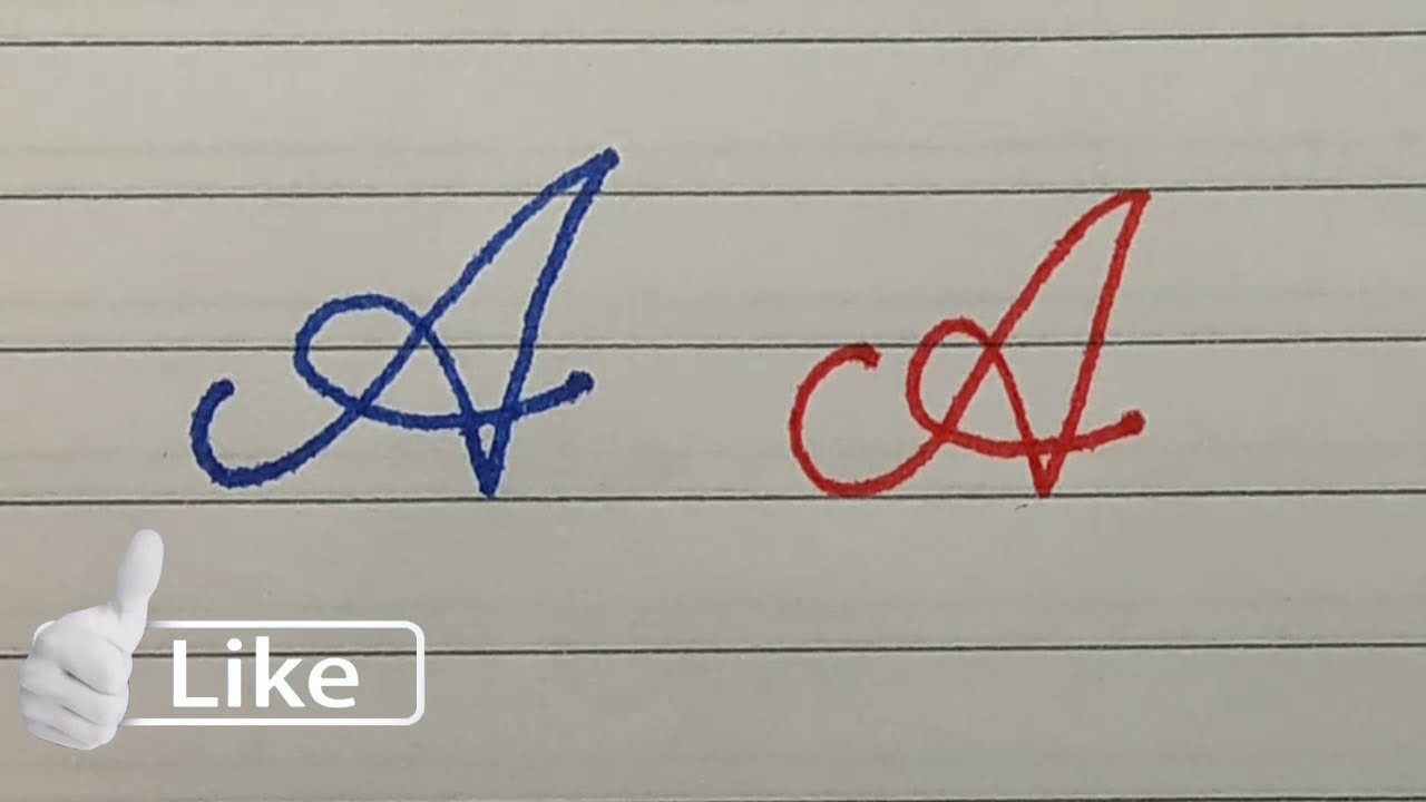 أفضل طريقة لتجميل الخط الإنجليزى | كيف تجمل خطك الإنجليزى جميل | هذه هى الحروف الجميلة