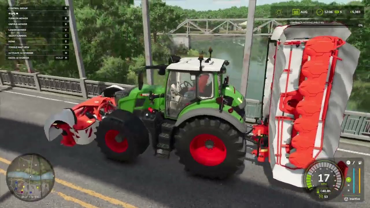 Starting Off With No Money In Riverbend Springs FS25 Mowing