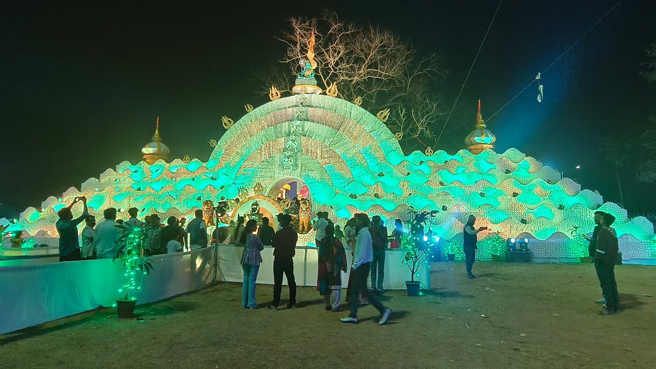 Sri Mahashivratri Puja in Kharagpur pandal and temple explore 2026.#trending#new#hindutemple#viral.