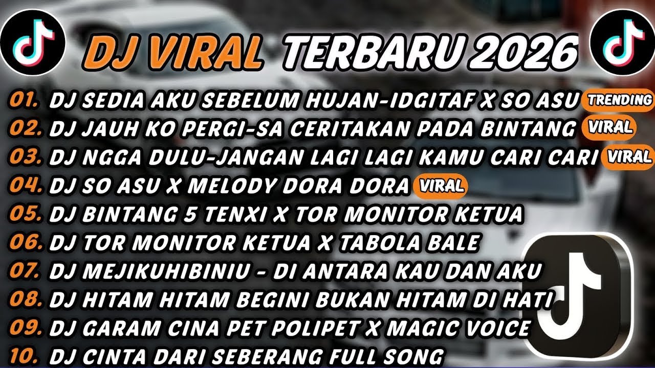 DJ TIKTOK TERBARU 2026 - DJ SEDIA AKU SEBELUM HUJAN-IDGITAF X SO ASU🎵DJ SA CERITAKAN PADA BINTANG🎵