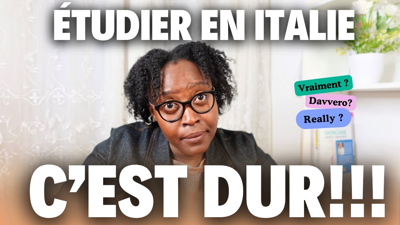 EST CE QUE ETUDIER EN ITALIE EST-IL DIFFICILE ? VOICI MON AVIS ! #reussirsesetudesenItalie #italie