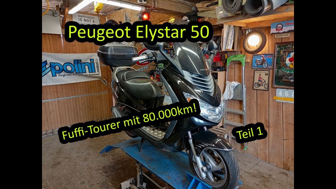 Peugeot Elystar 50 | Fuffitourer mit über 80000km | Teil 1 | Inspektion und Bestandsaufnahme