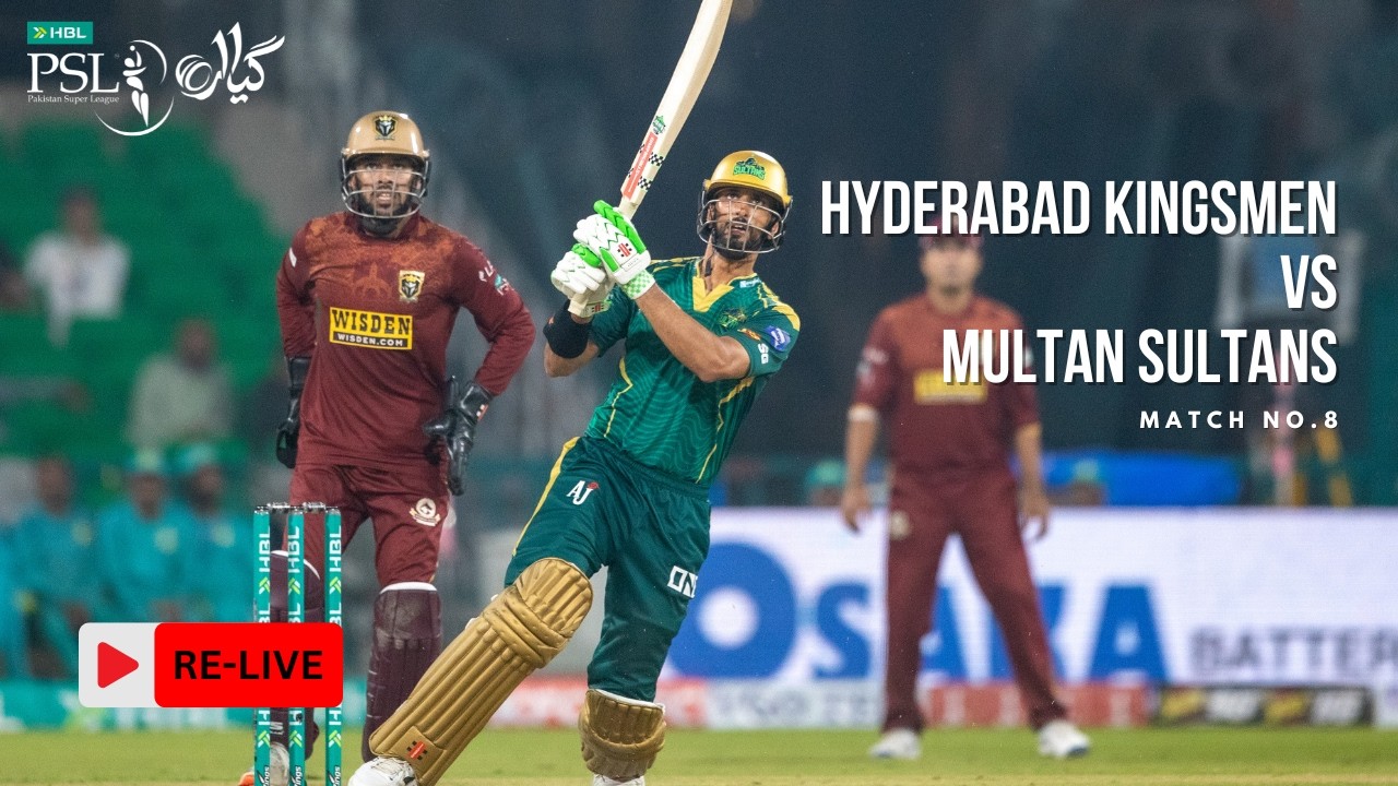 🔴 - 𝐑𝐄𝐋𝐈𝐕𝐄 | Multan Sultans vs Hyderabad Kingsmen | Match 08 | HBL PSL 11 | MZB1U