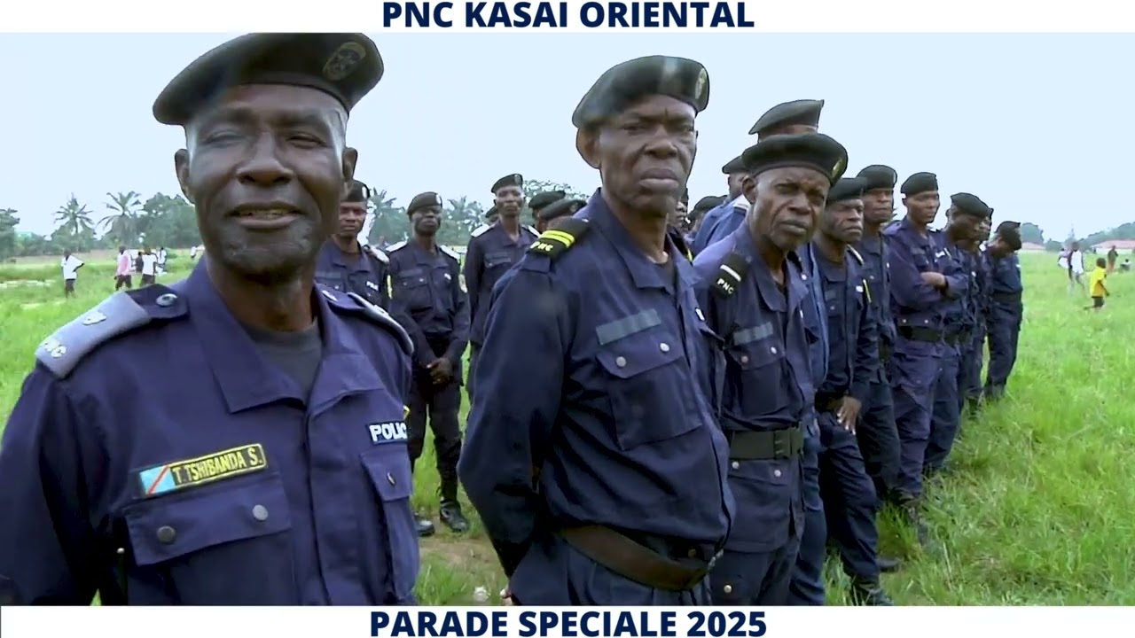 PNC Kasaï orientale | Parade spéciale 2025 présider par le Général Jhon Ciabuine