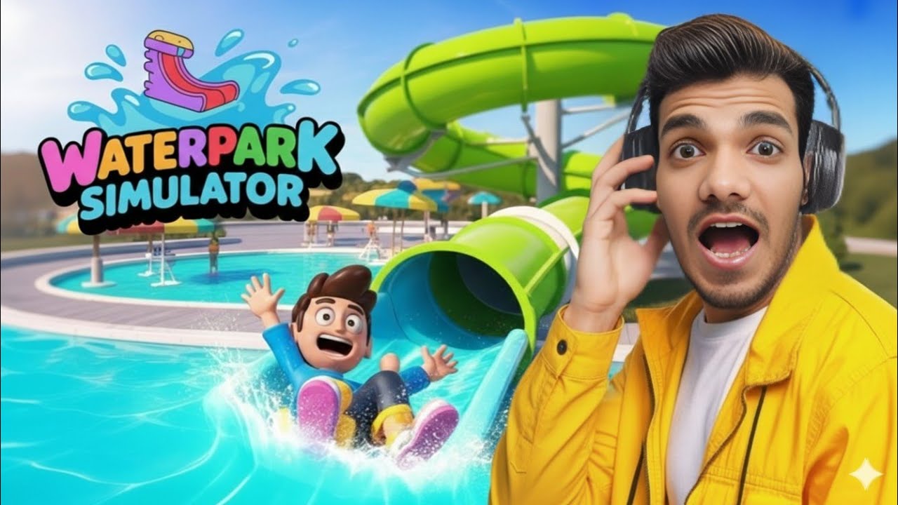 MY NEW GAMEPLAY WATERPARK SIMULATOR