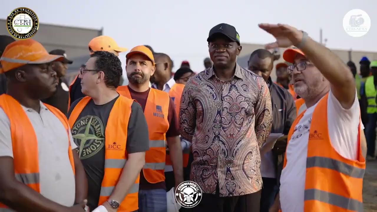 Gabon - Visite Présidentielle des Chantiers: Camp de Police, Cité Émeraude et Place Indépendance 🚧