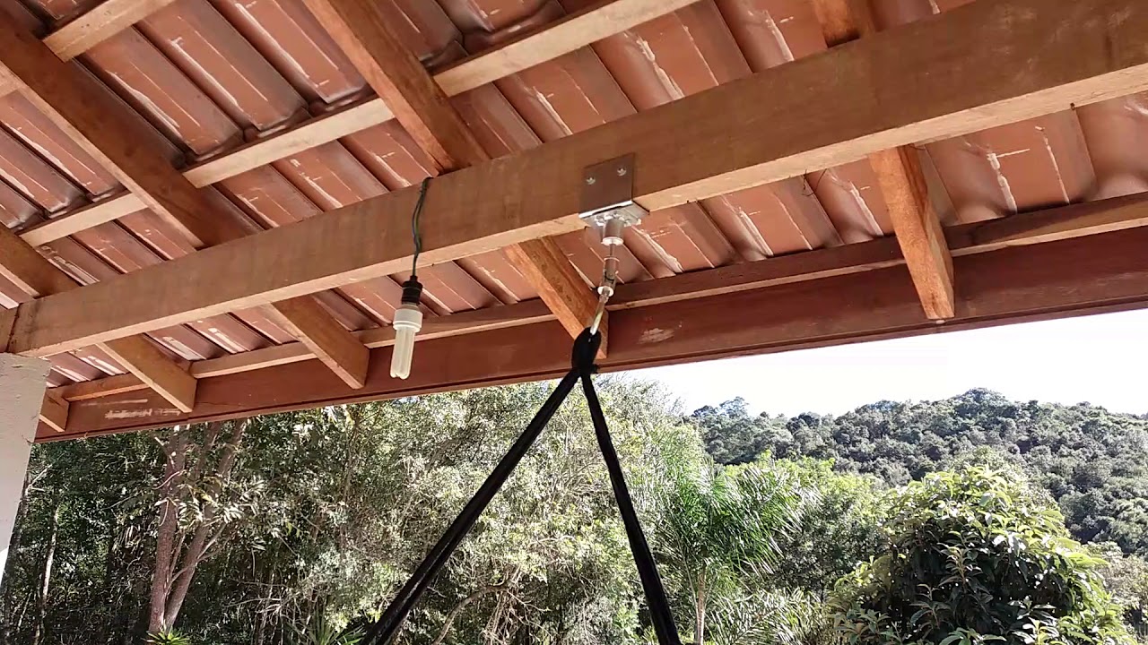Gancho Girat&oacute;rio cadeira balan&ccedil;o suspensa - Vigas  5 a 18 cm