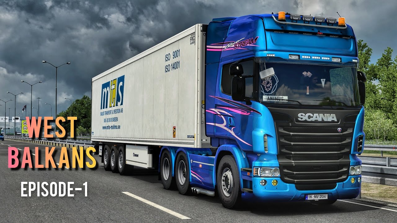 WEST BALKANS DLC | Maribor - Belgrade via Zagreb, Osijek | Gameplay E-01 | #ets2 1.48 |