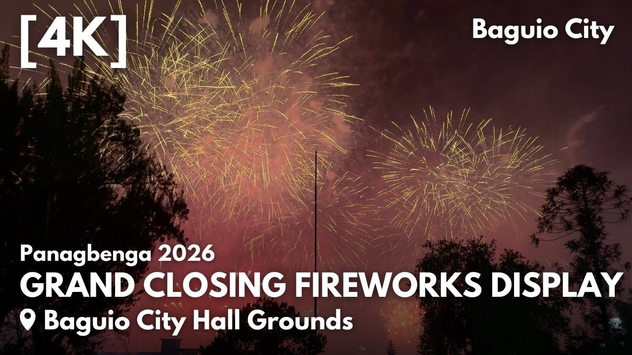Panagbenga 2026: Grand Closing Fireworks Display! | Baguio City, Philippines | March 8, 2026
