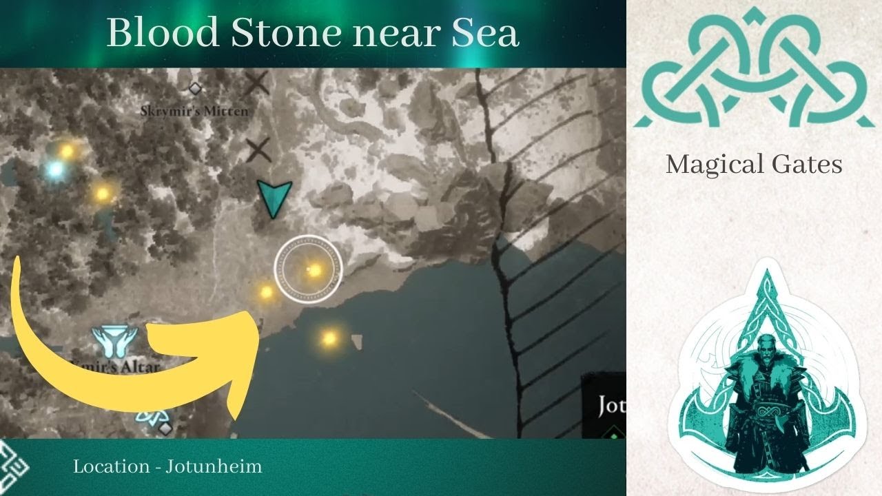 Ymir's Blood Stone near sea : Assassin’s Creed Valhalla