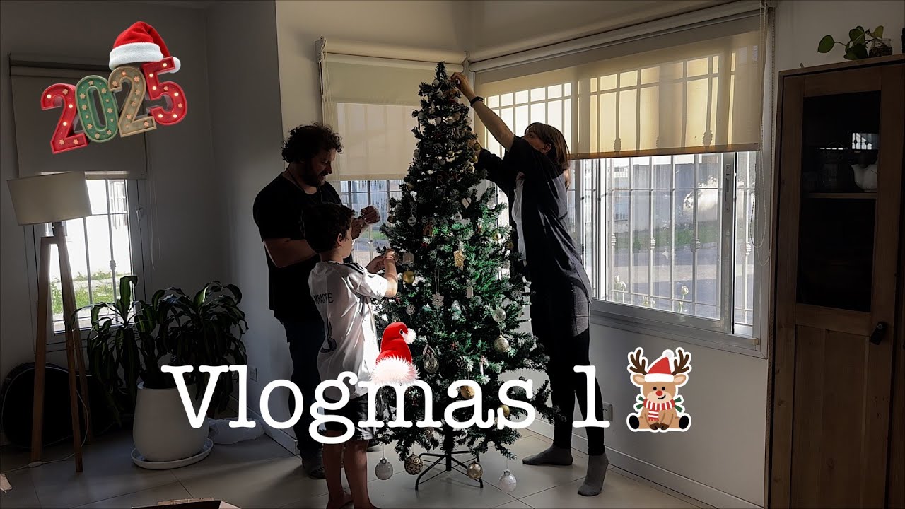 VLOGMAS 1: Empezamos! Armamos el arbolito