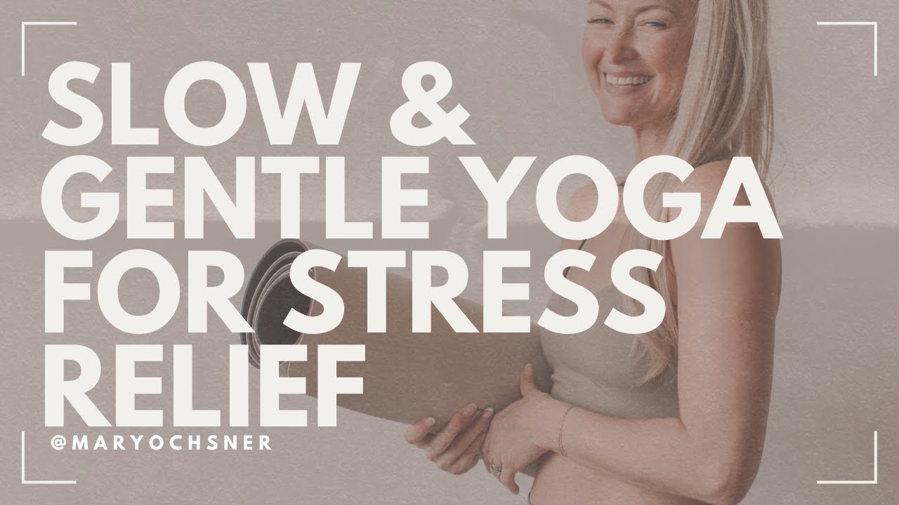 Slow & Gentle Yoga for Stress Relief | Relaxing Stretches + Gratitude Practice
