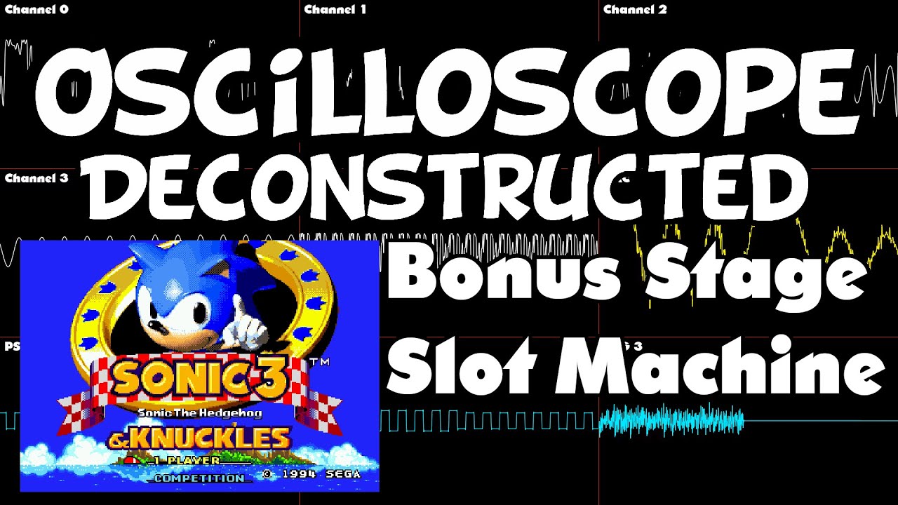 Sonic 3 and Knuckles - Bonus stage (slot machine) - Oscilloscope Deconstruction