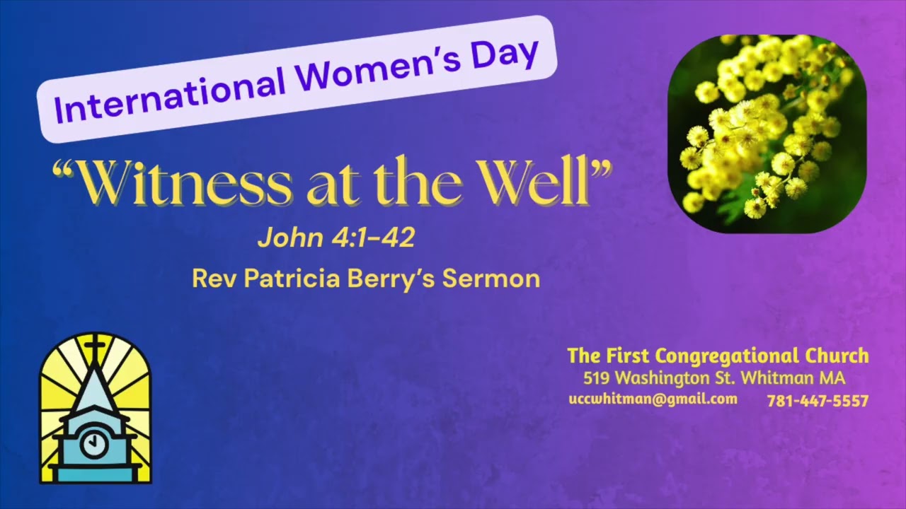 Rev Patricia Berry Witness at the Well