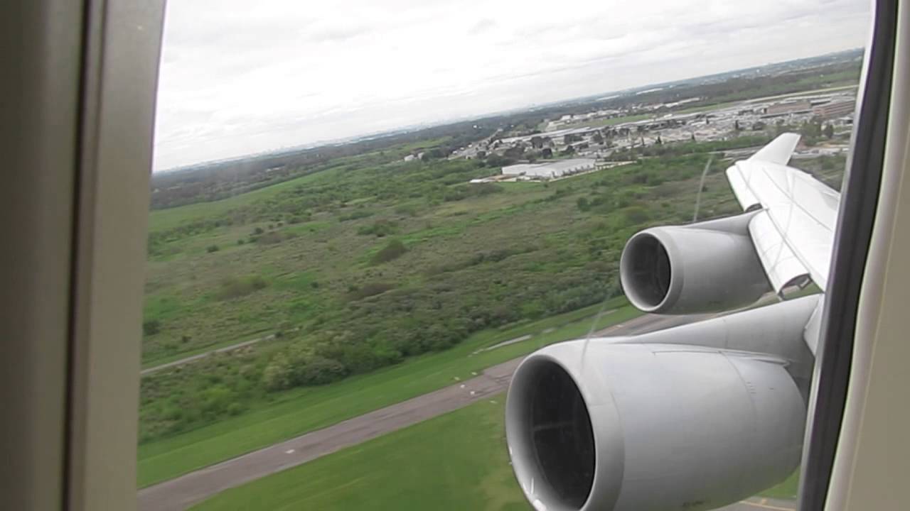 Despegue con un Boeing 747 en Buenos Aires
