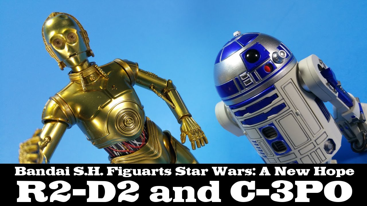 S.H. Figuarts C-3PO and R2-D2 Star Wars: A New Hope Bandai