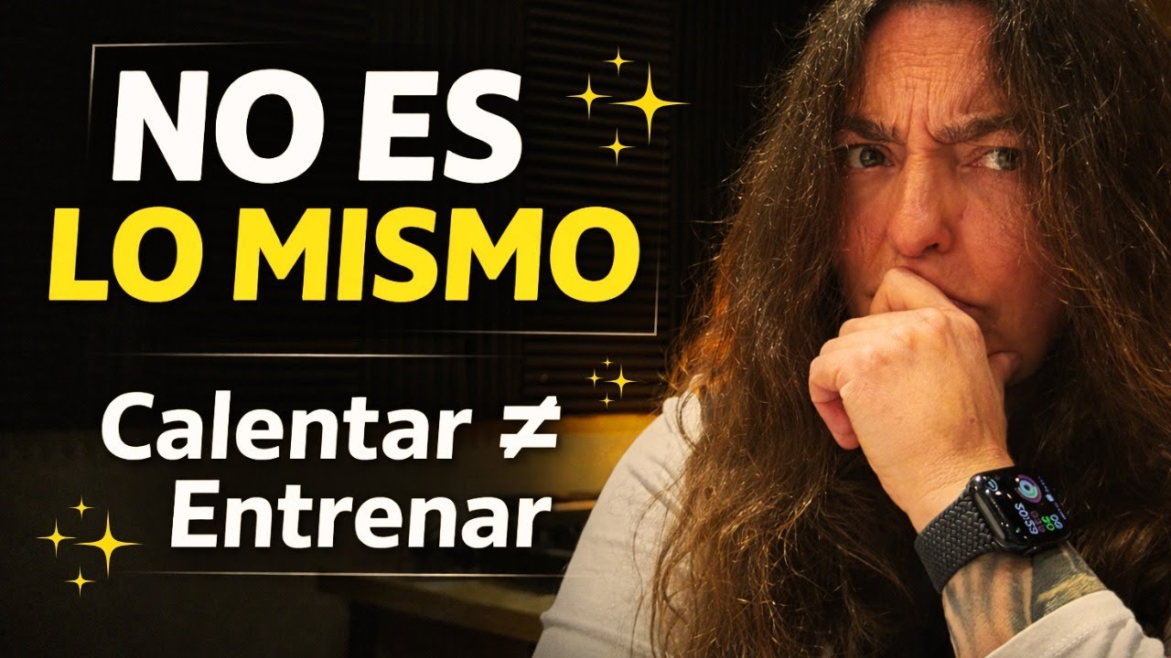 ¿Calentar la voz es lo mismo que Entrenar la voz? 🤔