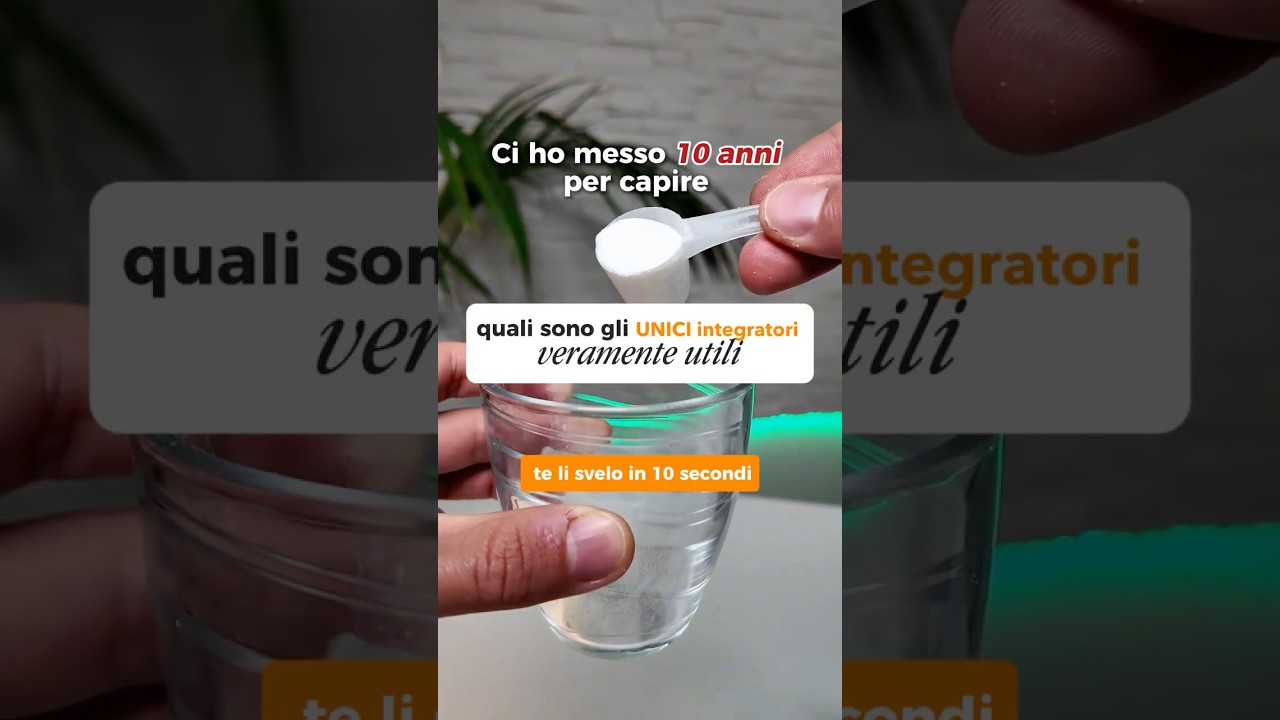 Gli unici integratori veramente utili (testati su migliaia di pazienti)💊
