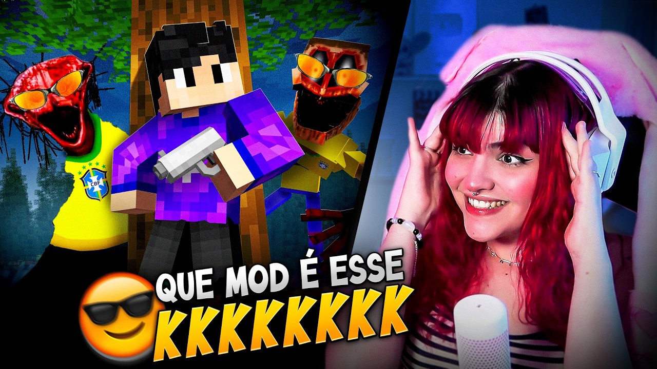 PRIMEIRA VEZ VENDO FIXZTWO: instalei 2 MODS BRASILEIROS DE TERROR no meu mundo do Minecraft... 😱