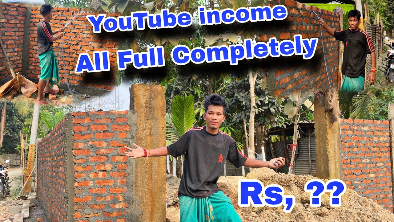 YouTube Income New Wall Miya completely jabai guys 7 Ft jagwn Tutel Rs, ? 