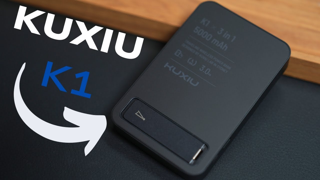 Kuxiu K1 3-in-1 MagSafe Power Bank With Apple Watch Charging!