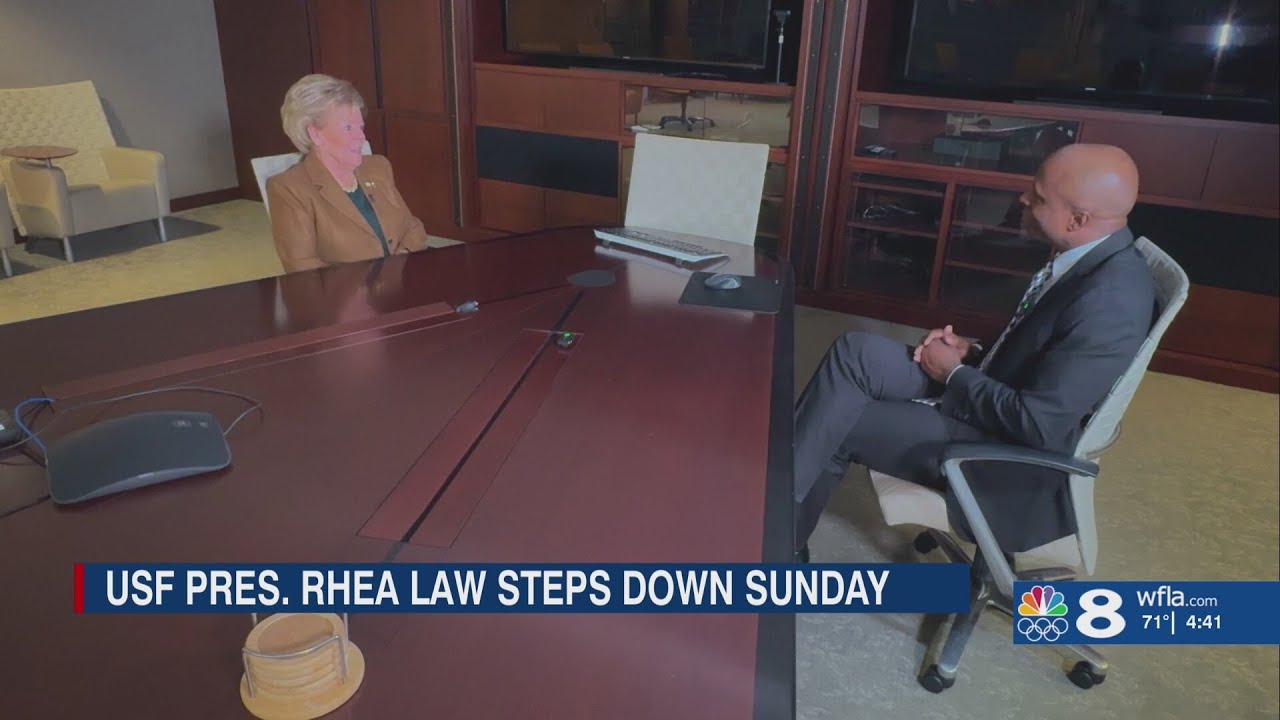 USF’s Rhea Law discusses legacy before officially stepping down