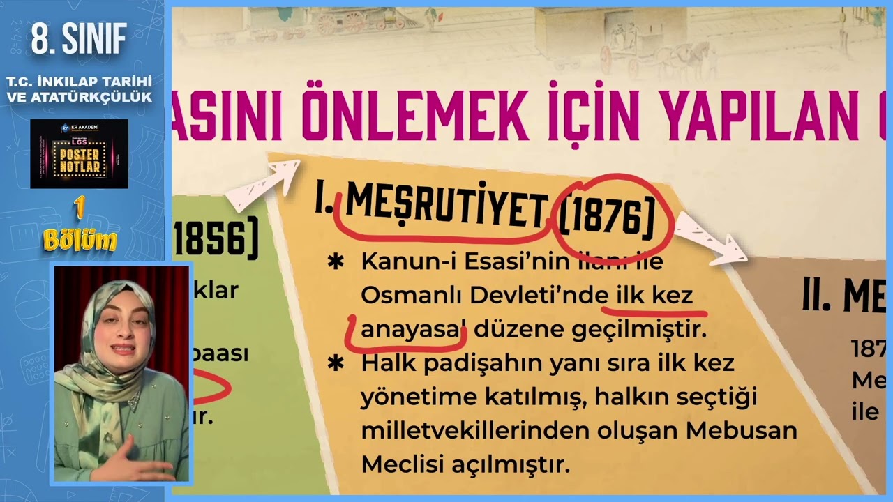 LGS T.C İnkılap Tarihi ve Atatürkçülük-Din Kültürü ve Ahlak Bilgisi Poster Notlar Sayfa 1