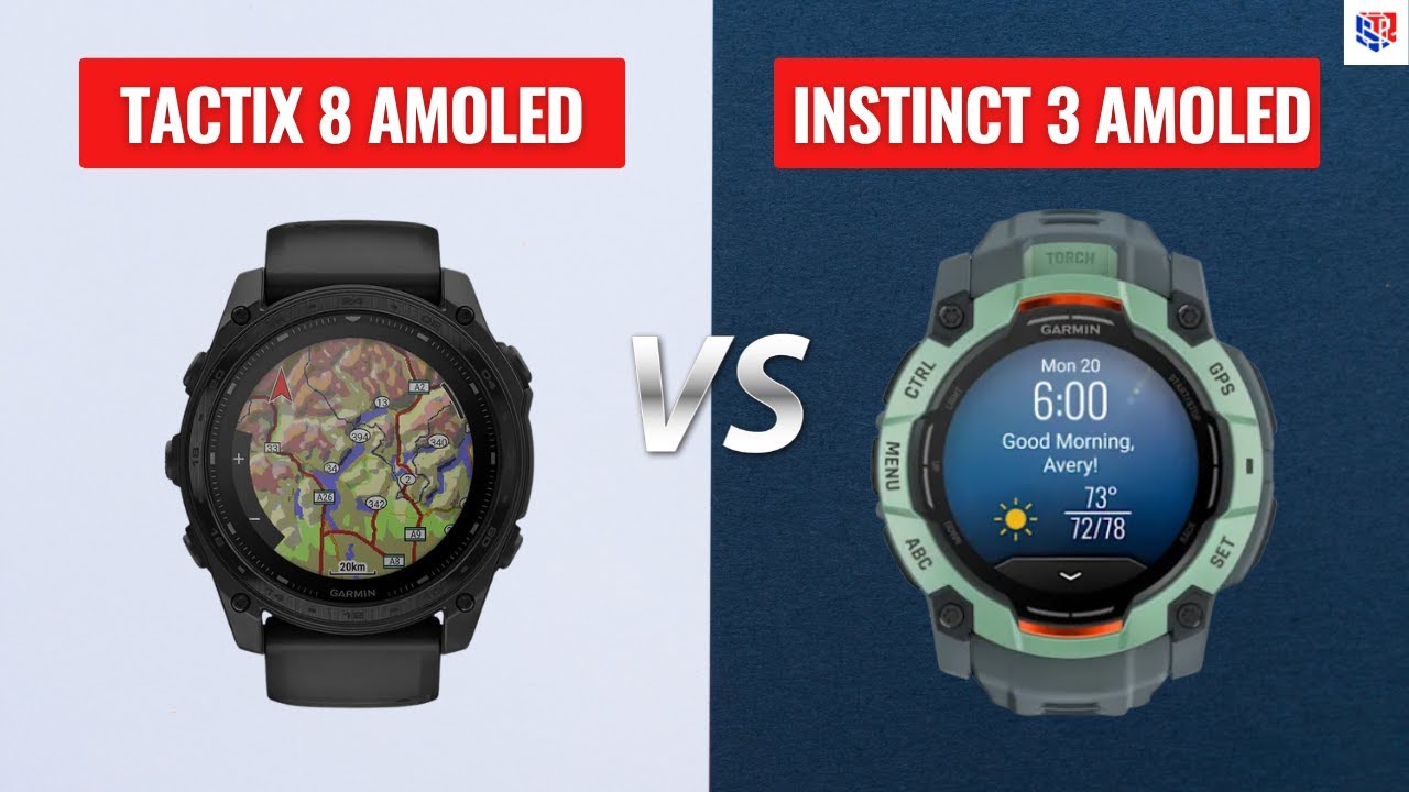Garmin Tactix 8 AMOLED VS Garmin Instinct 3 AMOLED